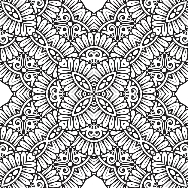 Seamless pattern. vintage decorative elements