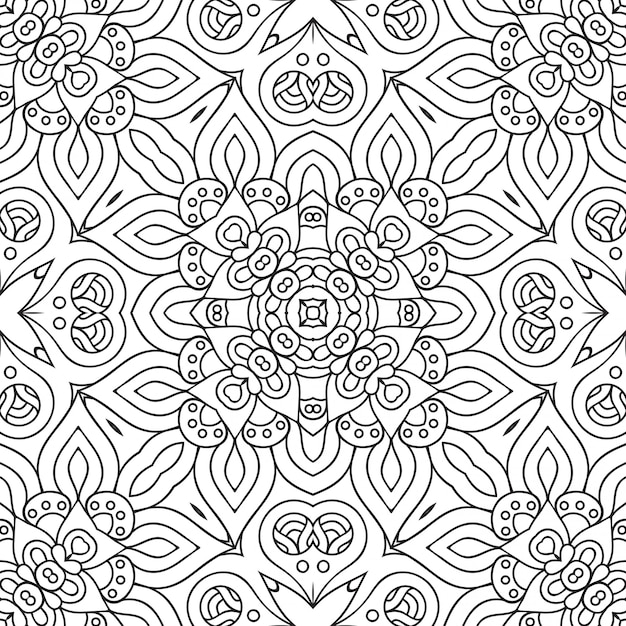 Seamless pattern. vintage decorative elements