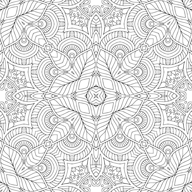 Seamless pattern. Vintage decorative elements