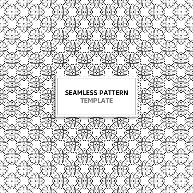 Seamless pattern. Vintage decorative elements