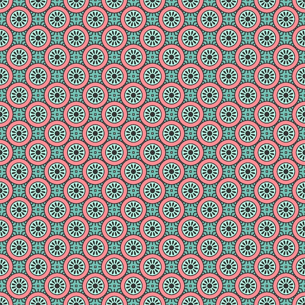 Seamless pattern. Vintage decorative elements