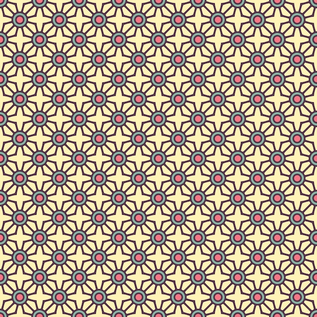 Seamless pattern. Vintage decorative elements