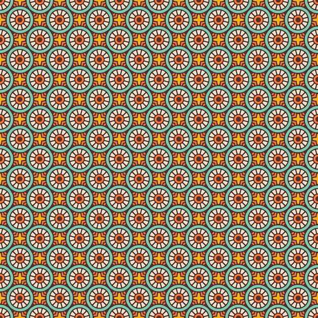 Seamless pattern. Vintage decorative elements