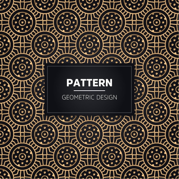 Seamless pattern. Vintage decorative golden ornamental.