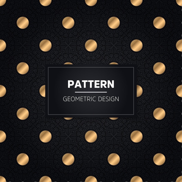 Seamless pattern. ornamentale dorato decorativo dell'annata.