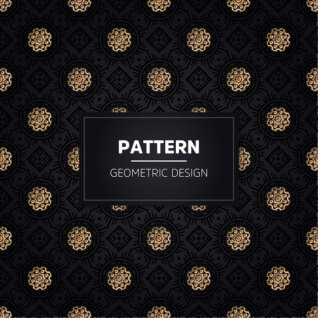 seamless pattern. vintage decorative golden ornamental.