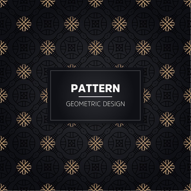 Seamless pattern. ornamentale dorato decorativo dell'annata.