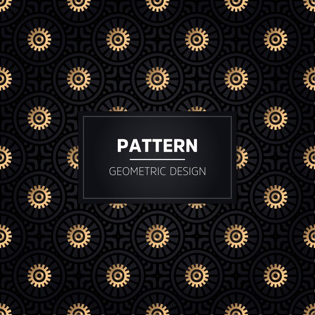 Seamless pattern. Vintage decorative golden ornamental.