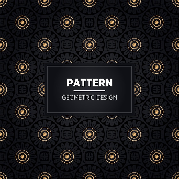 Seamless pattern. Vintage decorative golden ornamental.