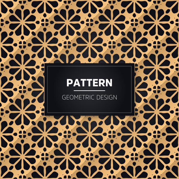 Seamless pattern. ornamentale dorato decorativo dell'annata.