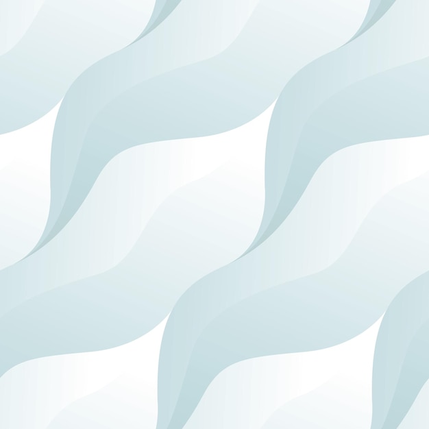 Vector seamless pattern white background witj waves vector