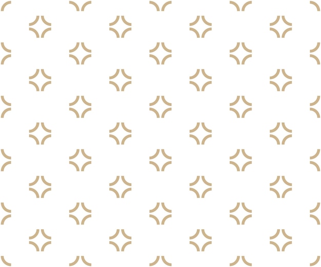 Seamless pattern with abstract gold geometric shapes