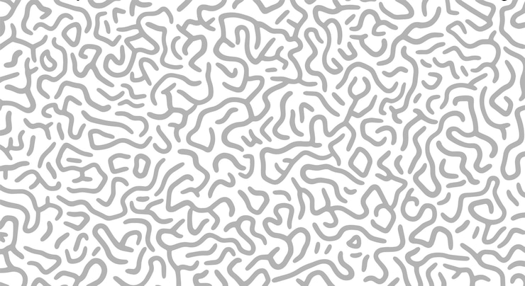 Vector seamless pattern with abstract lines