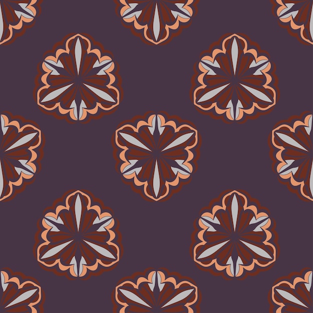 Вектор Бесшовный узор с абстрактными орнаментами красочная текстура для оформления поверхности оберточной бумаги