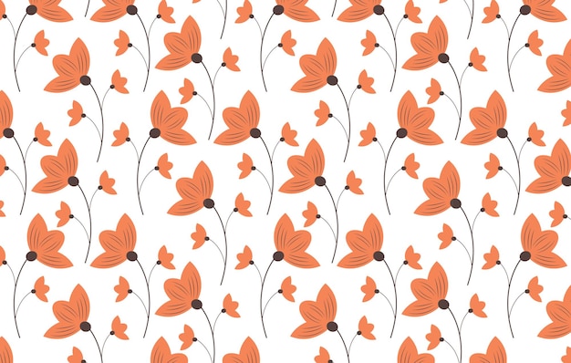 seamless pattern with autumn leaves