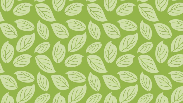 Vector seamless pattern with basil leaves vector illustration design for fabric textile print wrapping