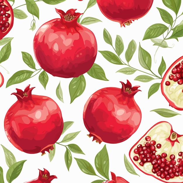 Vector seamless pattern with berries vector