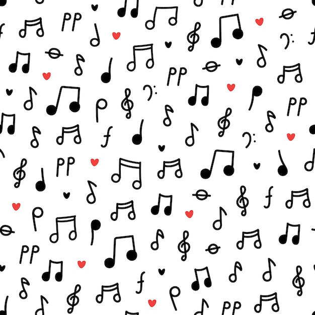 Music Notes Pattern