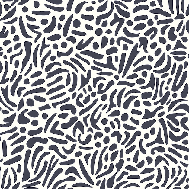 A seamless pattern with black and white lines.