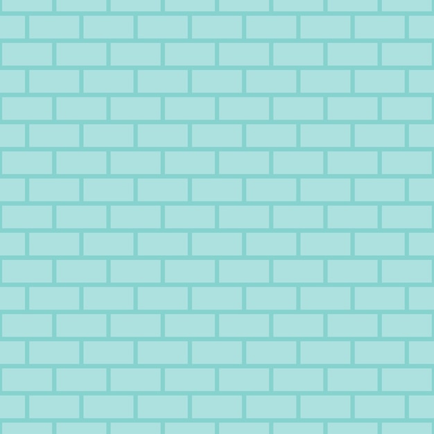 Seamless pattern with blue bricks