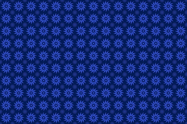 seamless pattern with Blue flowers