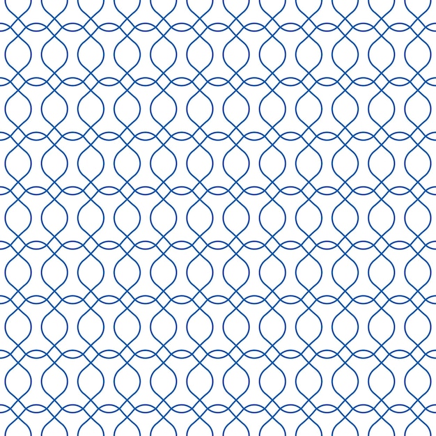 Seamless pattern with blue square