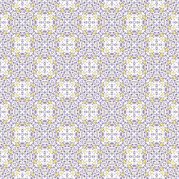 A seamless pattern with a blue and yellow squares and the word zigzag on a white background.