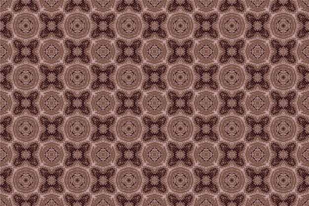 Seamless pattern with brown and pink circles and the words " new year " on the bottom.