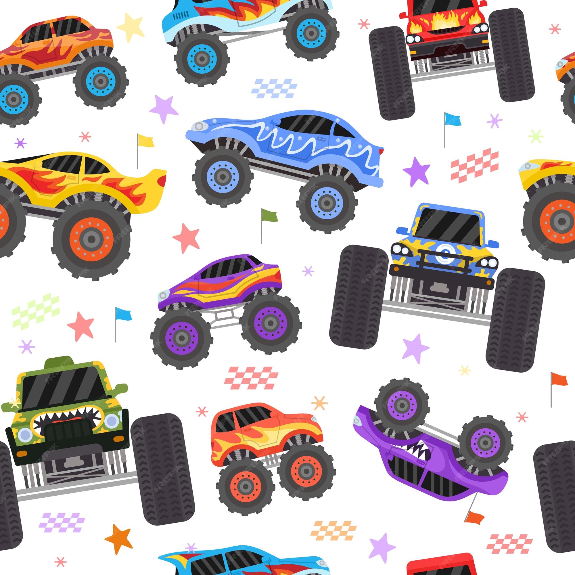 Monster Truck Cartoon Images - Free Download on Freepik