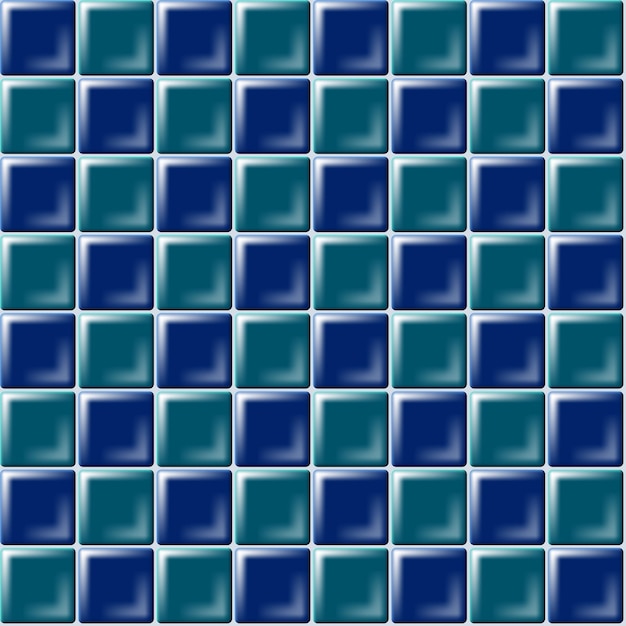 Seamless pattern with ceramic tiles