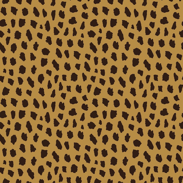 Seamless pattern with cheetah skin