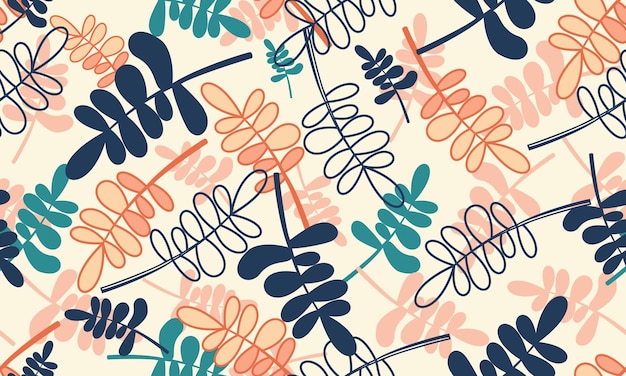 Seamless pattern with chrysanthemums japanese floral pattern on white background.