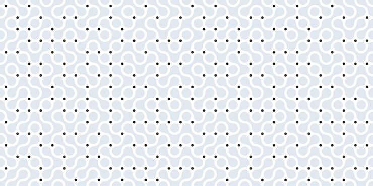 Vector 원을 연결하는 모양의 원활한 패턴 메타볼 점 아이콘 통합 기술 기호 추상적인 점 움직임 전환 둥근 어리 터 텍스처 일러스트 분리 된 색 배경