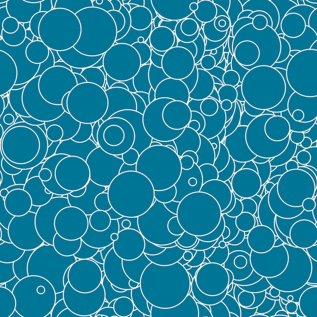 Vector seamless pattern with circle