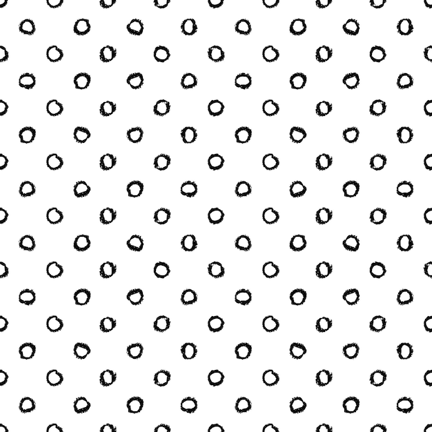 Seamless pattern with circles  vector illustration