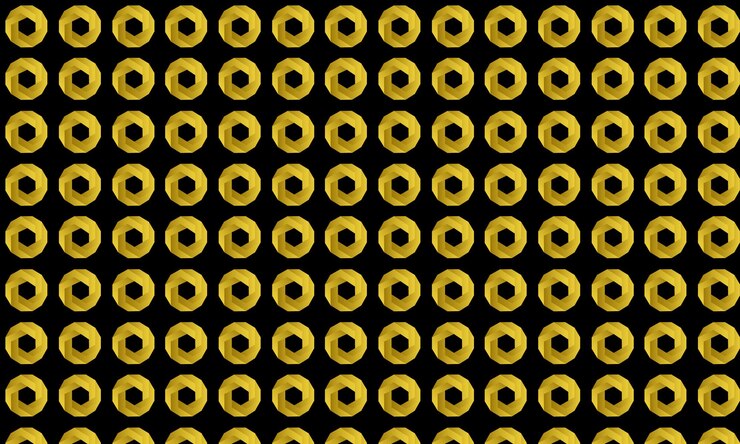Vector seamless pattern with circles