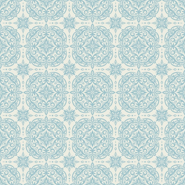 Seamless pattern with classic ornament Pastel background with victorian ornaments for fabric ceramic tiles wallpapers design Textile print for arabic scarf