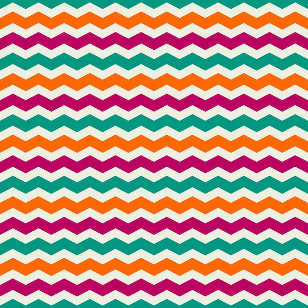 Seamless pattern with colorful chevron