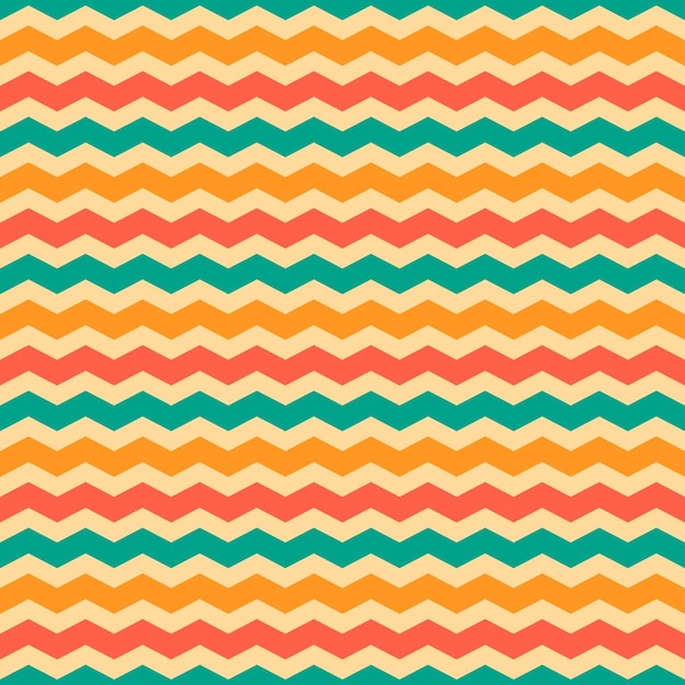 Seamless pattern with colorful chevron