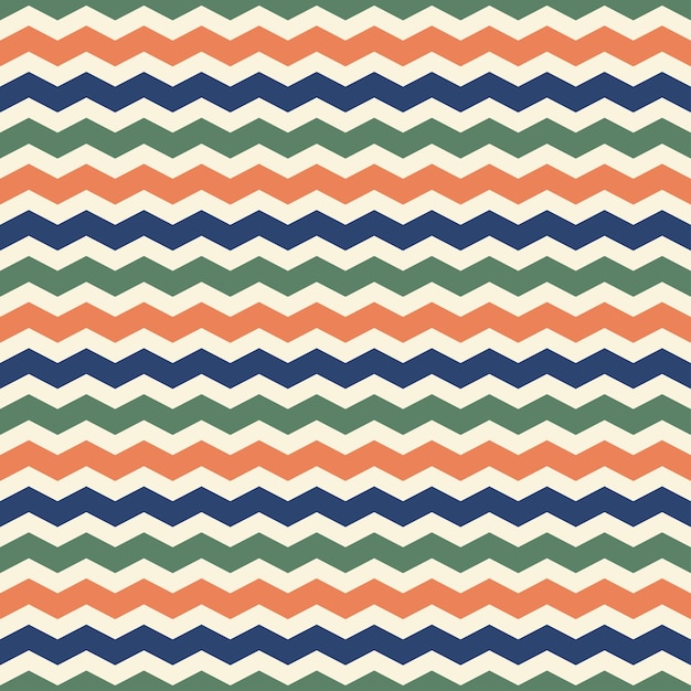 Seamless pattern with colorful chevron.