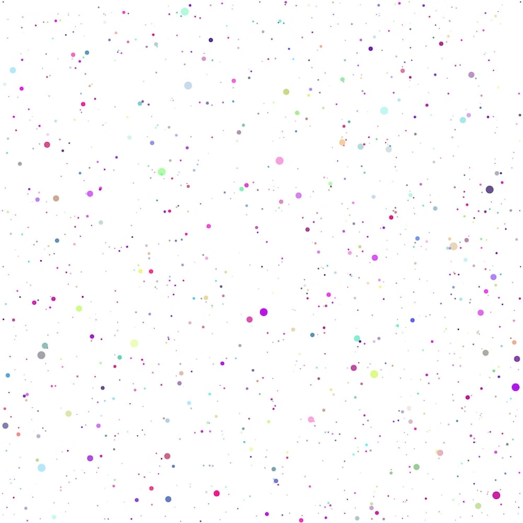 Vector seamless pattern with colorful dots