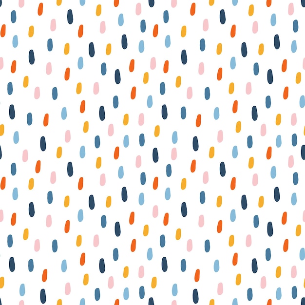 Seamless pattern with colorful stains