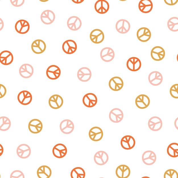 Seamless pattern with colorful tiny symbols