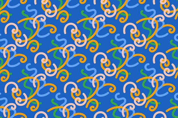 Seamless pattern with decorative elements Handdrawn background