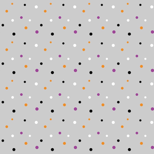 Seamless pattern with dots