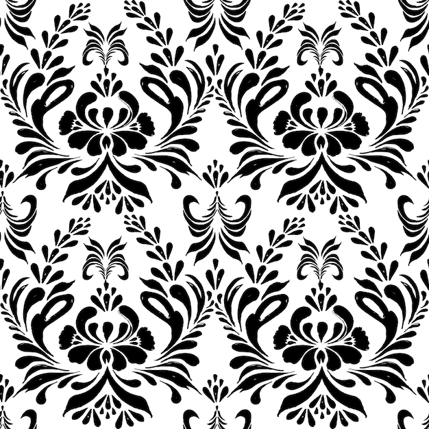 Seamless pattern with floral background. 