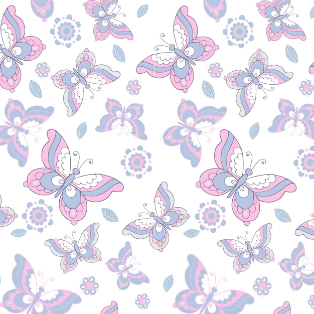 seamless pattern with Floral cuteand color fulstel