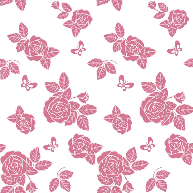 seamless pattern with Floral cuteand color fulstel