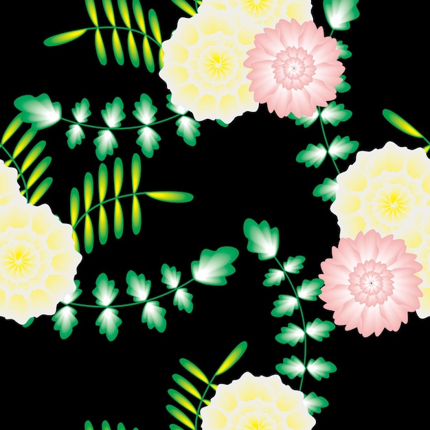 Seamless Pattern With Floral Motifs able to print for cloths tablecloths blanket shirts dresses