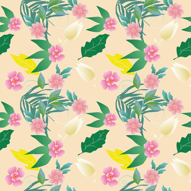 Seamless Pattern With Floral Motifs able to print for cloths tablecloths blanket shirts dresses